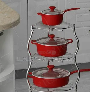 5- Tier Kitchen Pot And Pan Organizer Rack