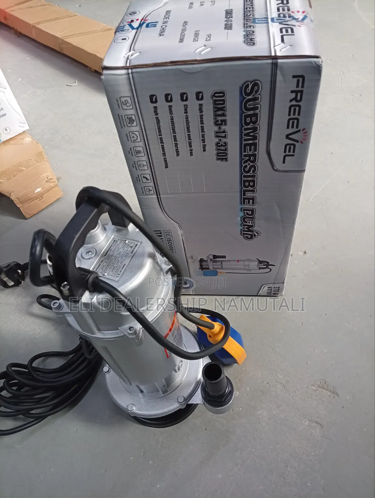 Freevel Water Pump 370w – Efficient Pump for Flood Drainage