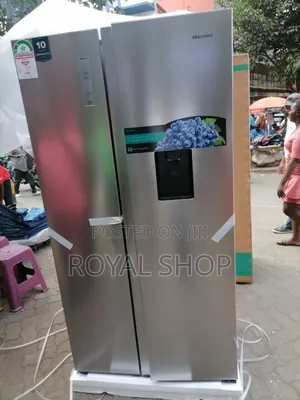 Hisense Fridge Side by Side Sliver