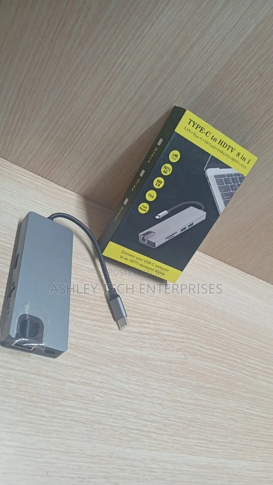 Turbo 8 in 1 Usb Hub – Universal Laptop Accessory