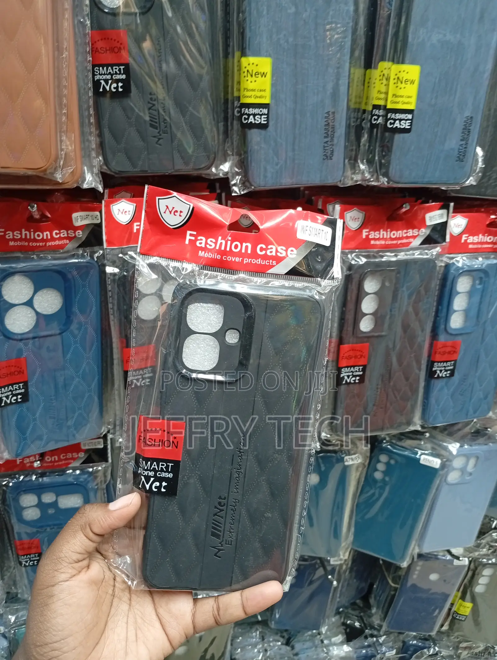 Infinix Smart 10 Soft Silicone "Fashion Case" Protective Back Cover.