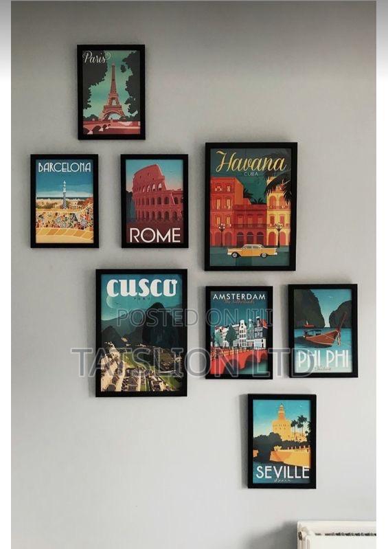 A4 Glass Wall Art