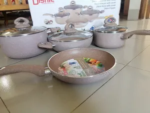 7-Piece Premium Granite Non Stick Cookware Set