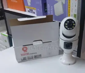 V380 Pro Wifi Dual Lens Bulb Camera 360° Hd CCTV Auto Tracking