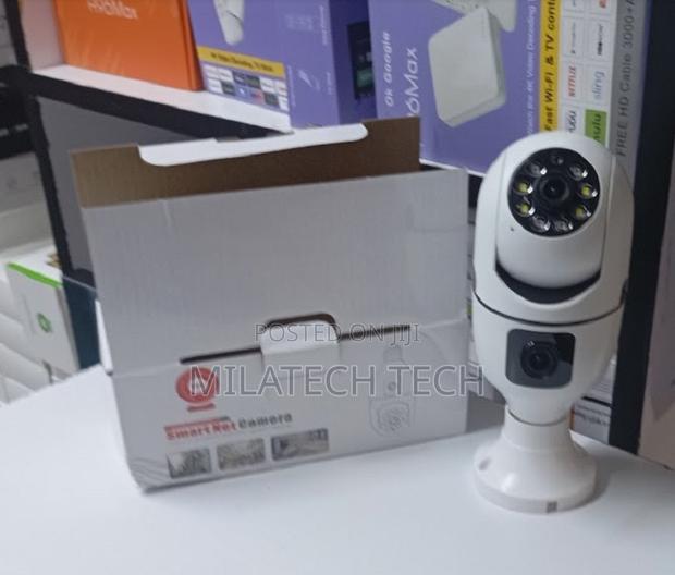 V380 Pro Wifi Dual Lens Bulb Camera 360° Hd CCTV Auto Tracking