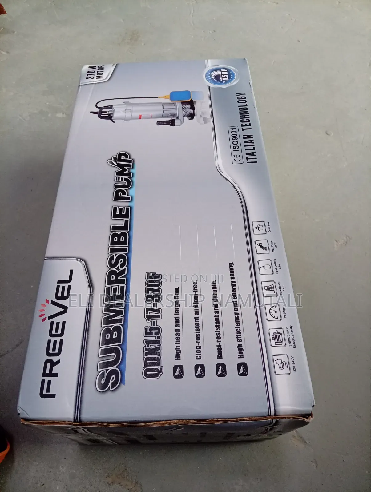 Best Quality Freevel Qdx1.5-17-370f/ High Flow Electric Water Pump