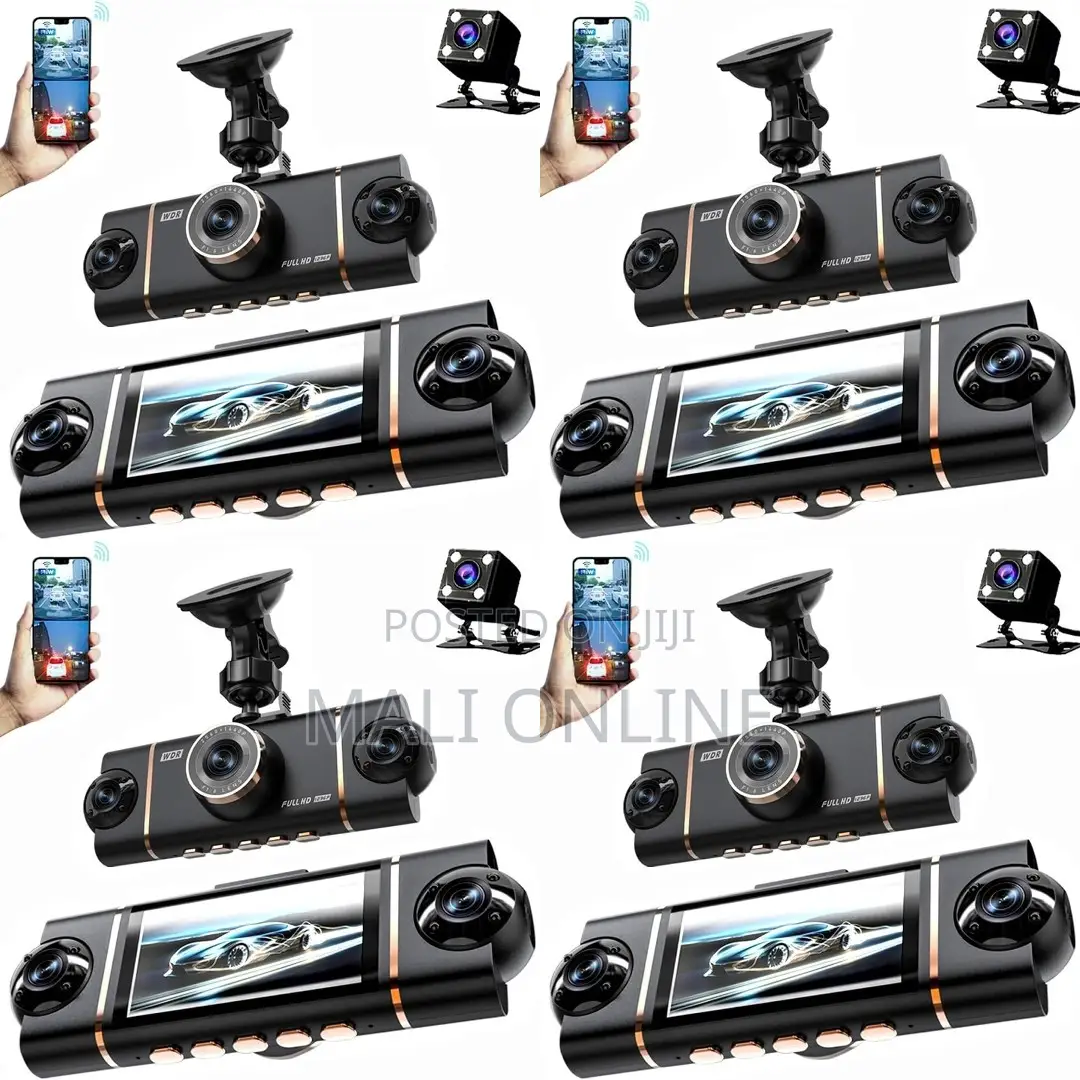 Front Rear Left Inside Four Way Recording 4channel Hd Car Dash Camera