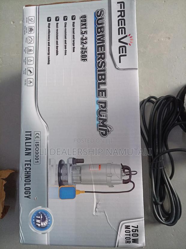 Freevel 1hp 750w Submersible Water Pump With Float Switch – 32m Head - thumbnail 2