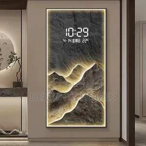 Led Decorative Wall Clock_ele