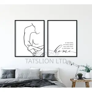 Glass Wall Art A4 Work Out