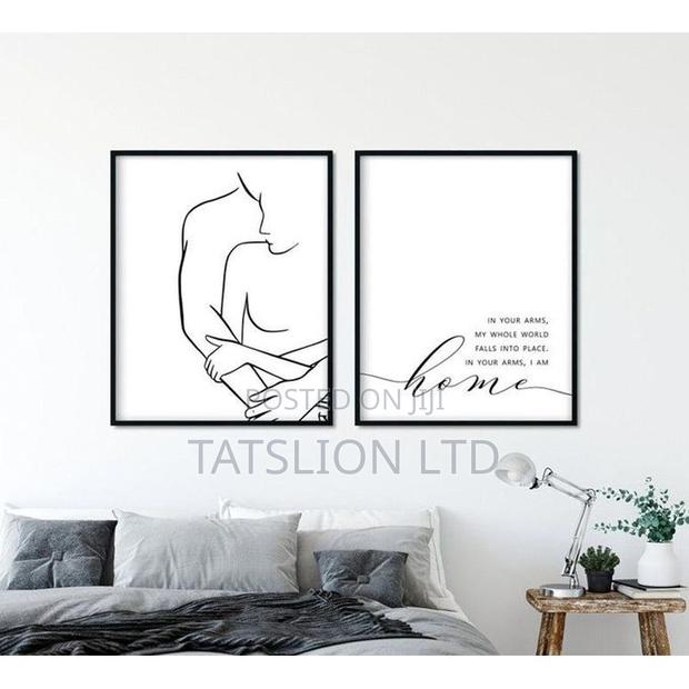Glass Wall Art A4 Work Out - thumbnail 2