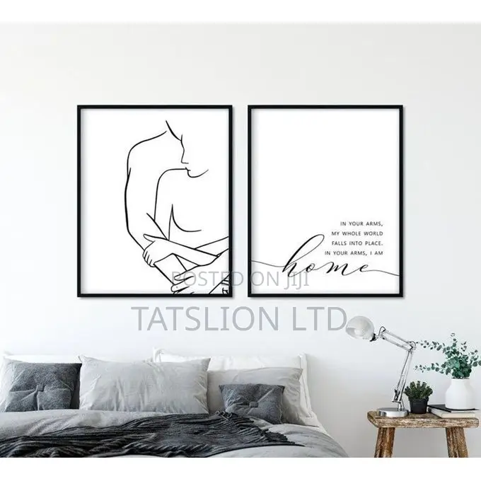 Glass Wall Art A4 Work Out