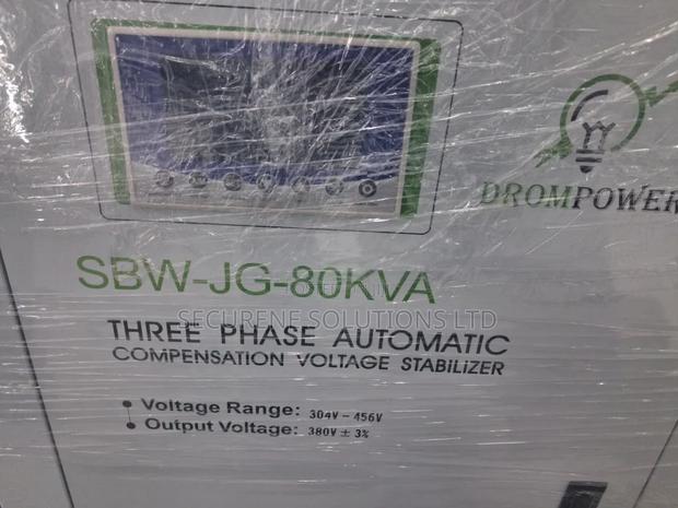 Automatic Voltage Stabilizer 3 Phase Digital Display 80 Kva