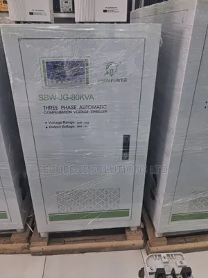 Automatic Voltage Stabilizer 3 Phase Digital Display 80 Kva