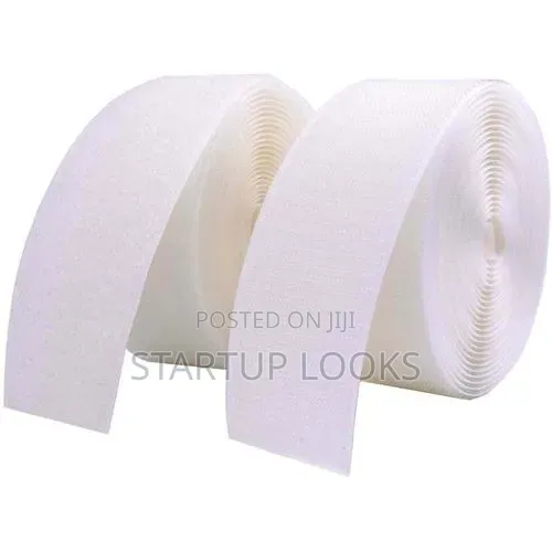 White Hook and Loop Velcro Tape 25 Metres