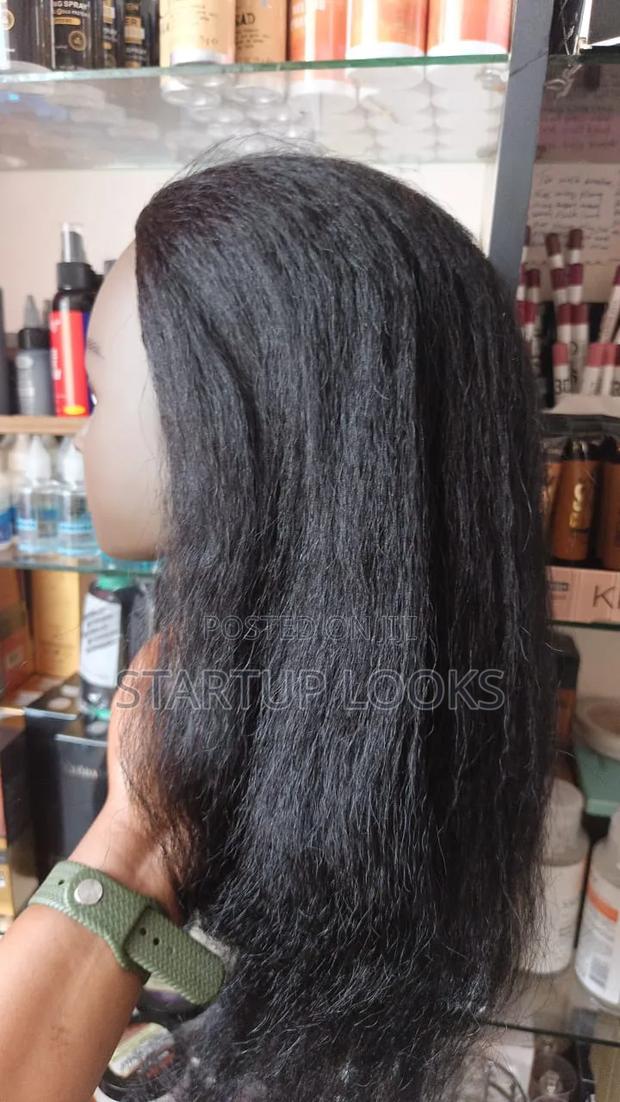 Black Human Hair Training Dummy - thumbnail 2