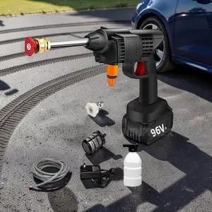 Portable High Pressure Car Washer Gun Rechargeable With Dual Battery