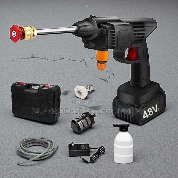 Cordless Rechargeable High Pressure Portable Car Washer Spray Gun