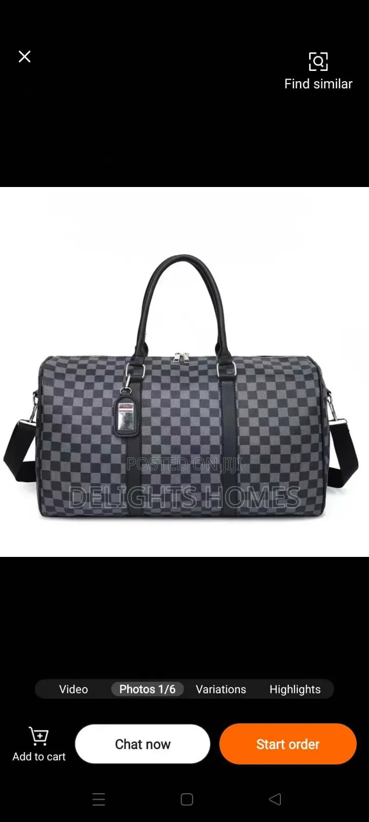 High Quality Vintage Duffle/Travel Bag_jes