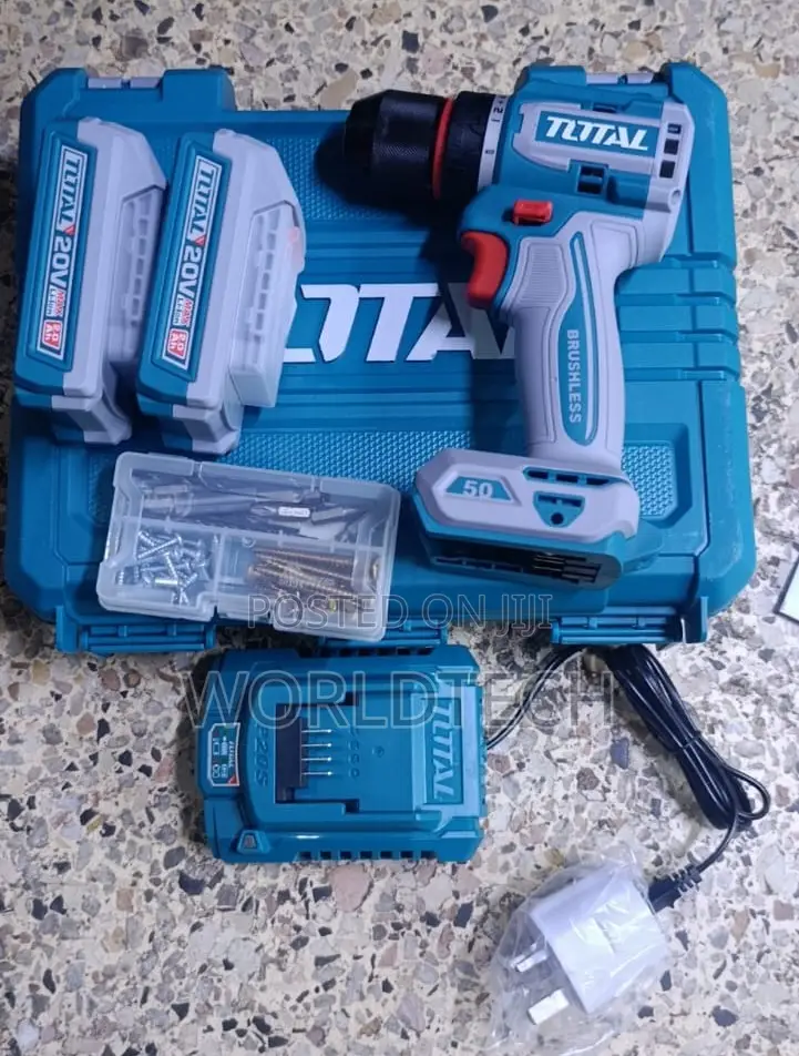 Total Brushless Cordless Drill/50nm Rechargeble Drill