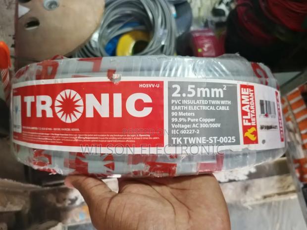 Tronic Wire Cable Twin With Earth. 90m - thumbnail 2