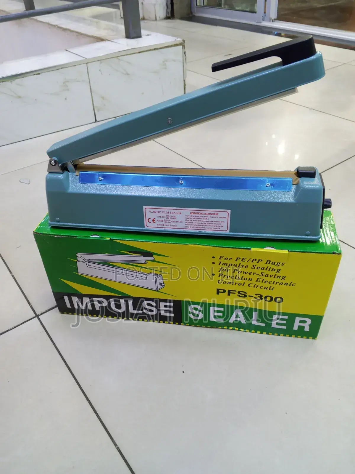 300 Mm Plastic Film Heat Sealer