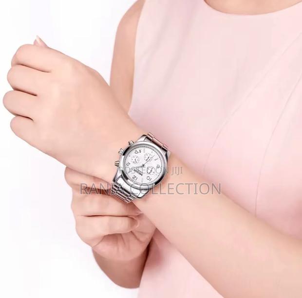 Unisex Silver Megir Chronograph Watch - thumbnail 7