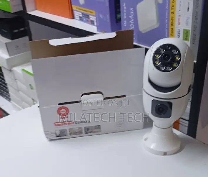 V380 Pro Smart Bulb Camera Dual Lens PTZ 2mp Wireless CCTV