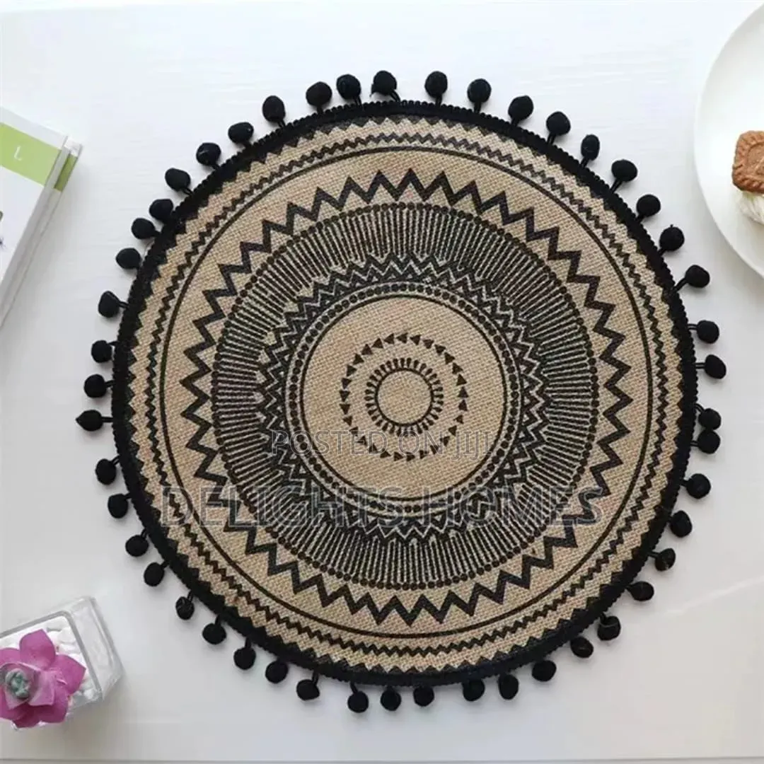 Boho Style Jute Table Place Mats_zaw