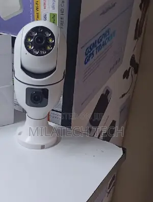 V380 Dual Lens Wireless Bulb Camera With Two-Way Tal