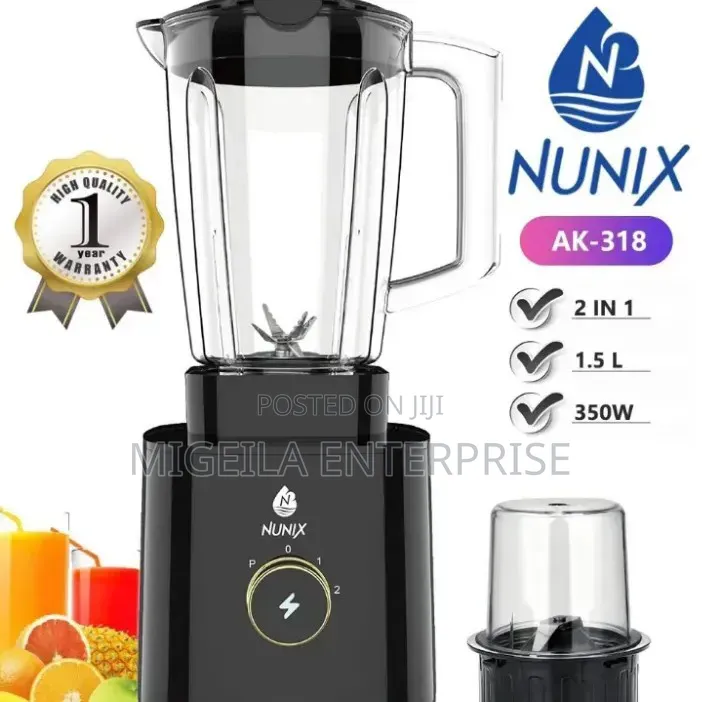 Blender Plastic Jar Nunix