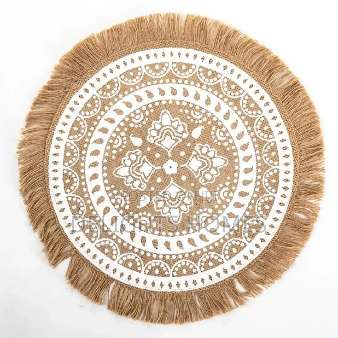 Boho Style Jute Table Place Mats_zaw