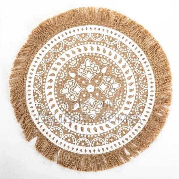 Boho Style Jute Table Place Mats_zaw - thumbnail 2