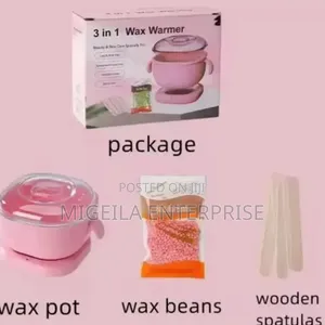 3-in-1 Wax Warmer Kit For Hair Removal And Waxing Treatments