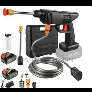 Rechargeable Cordless Car Washer Machine With 2 Batteries