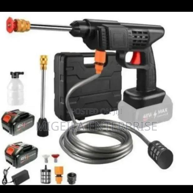 Rechargeable Cordless Car Washer Machine With 2 Batteries