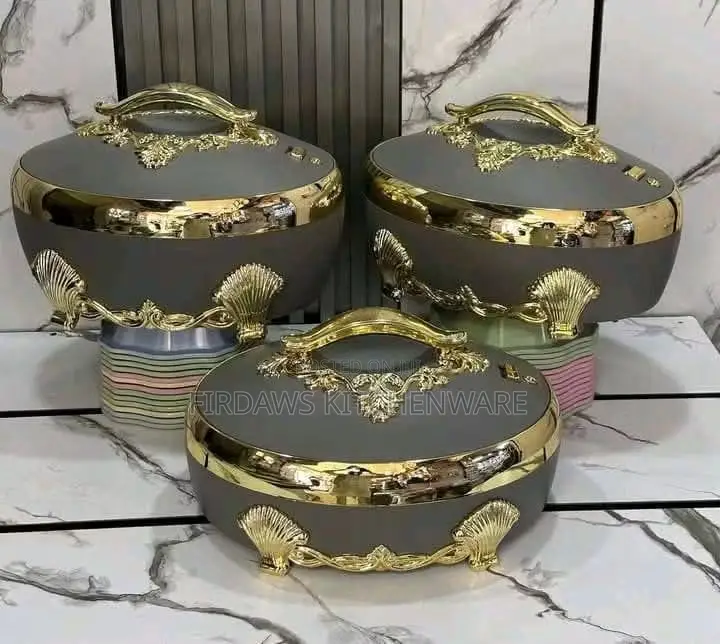 Luxury Royal Palace 3-Piece Hot Pot Set