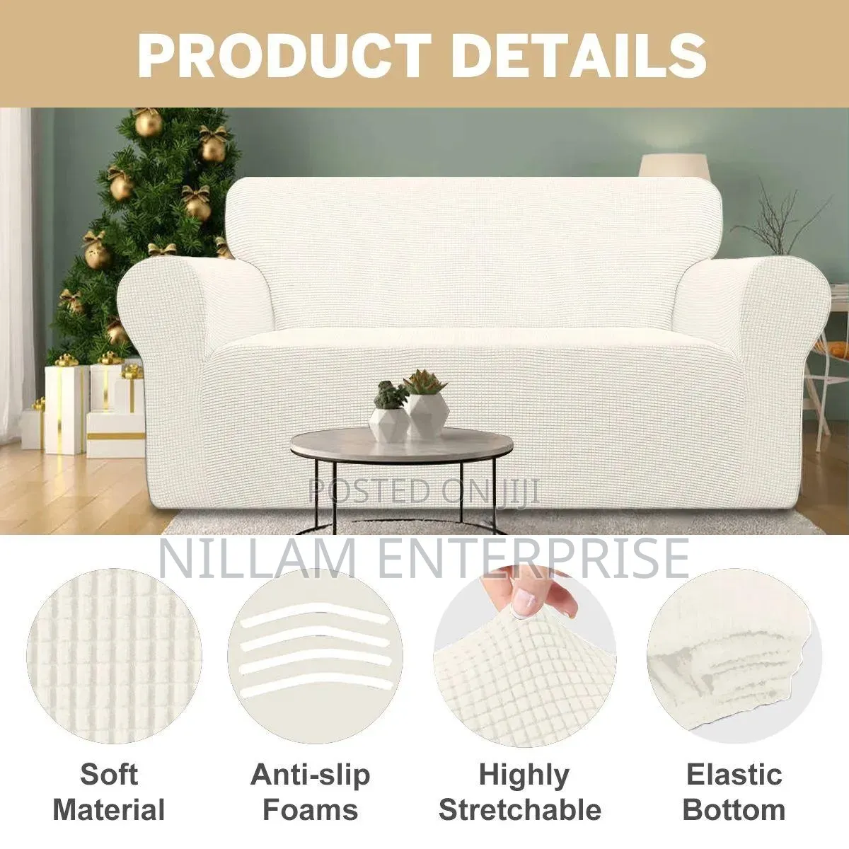 Waterproof Jacquard Slip Covers