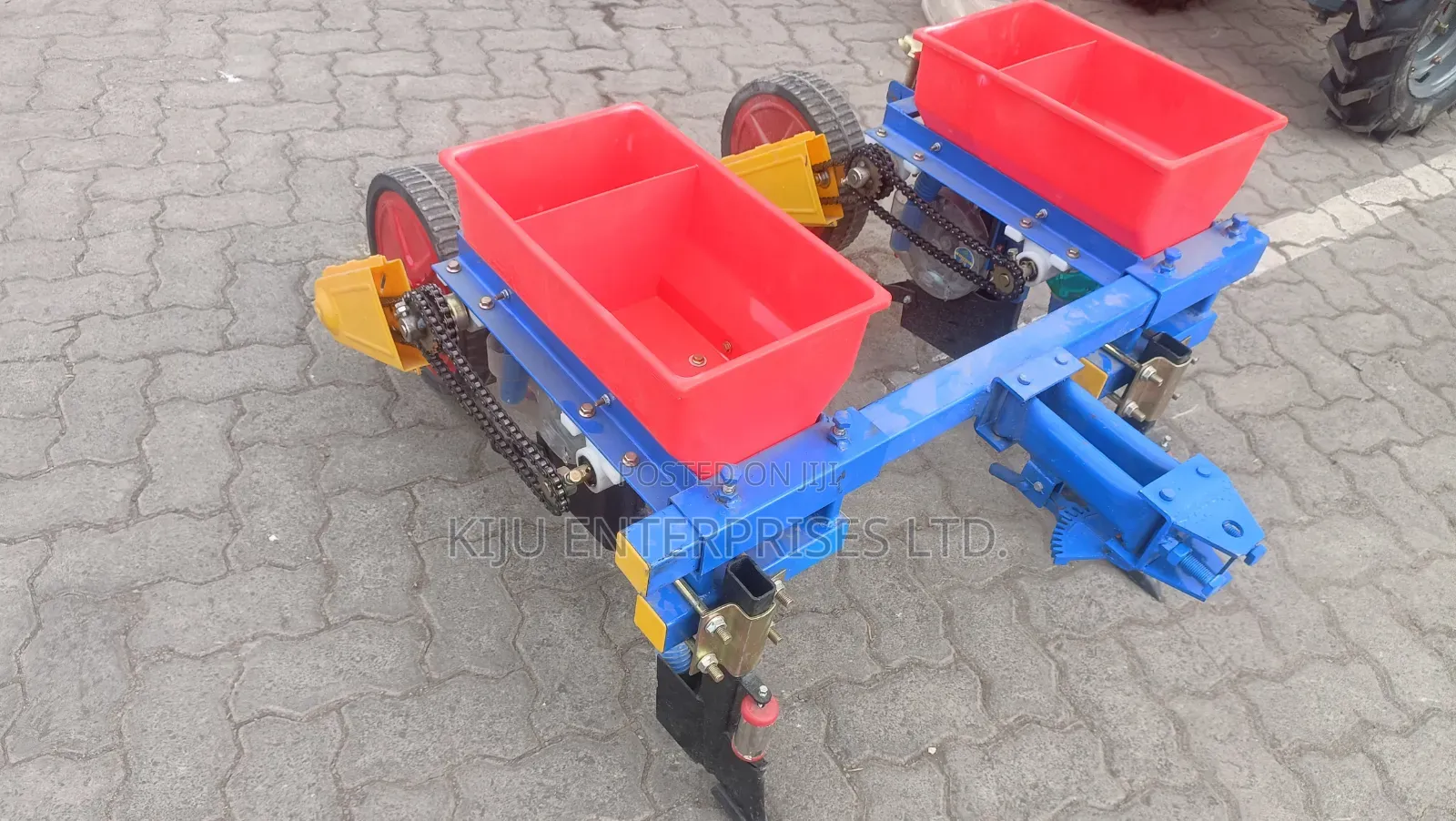 2 Row Walking Tractor Maize Planter | Seed Fertilizer Planter