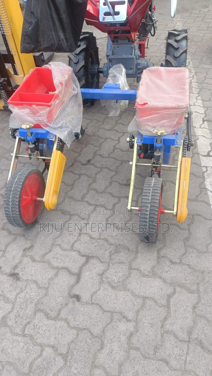 2 Row Walking Tractor Maize Planter | Seed Fertilizer Planter