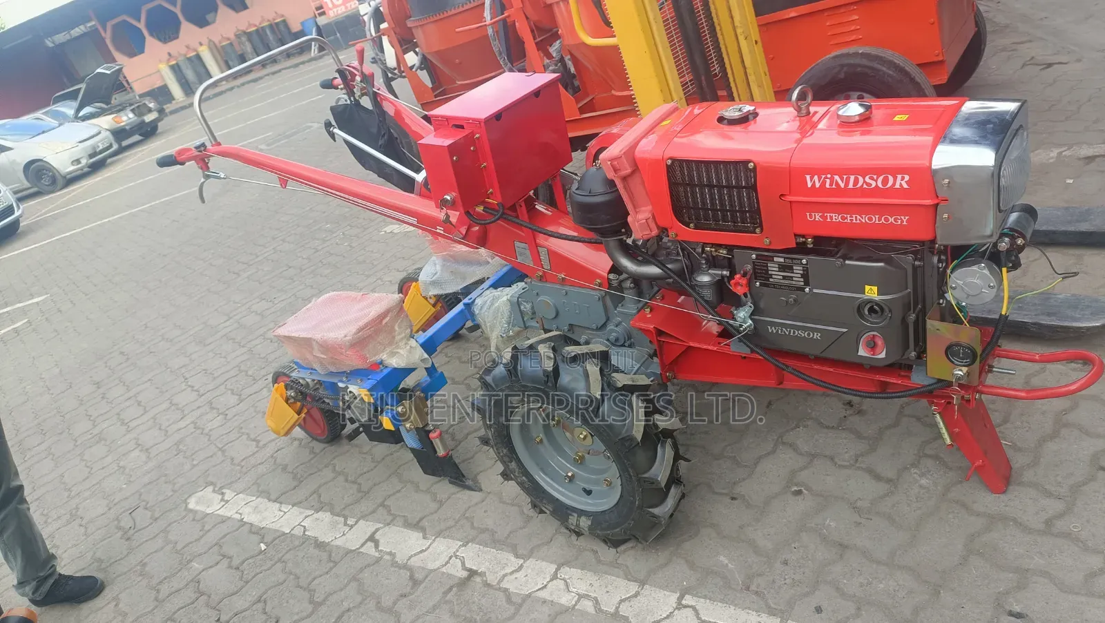 2 Row Walking Tractor Maize Planter | Seed Fertilizer Planter