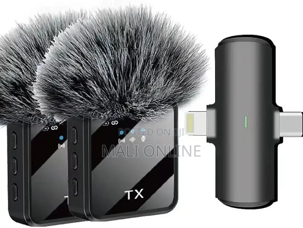 F15-2 Dual Wireless Lavalier Microphone 3-in-1 Noise Reduction