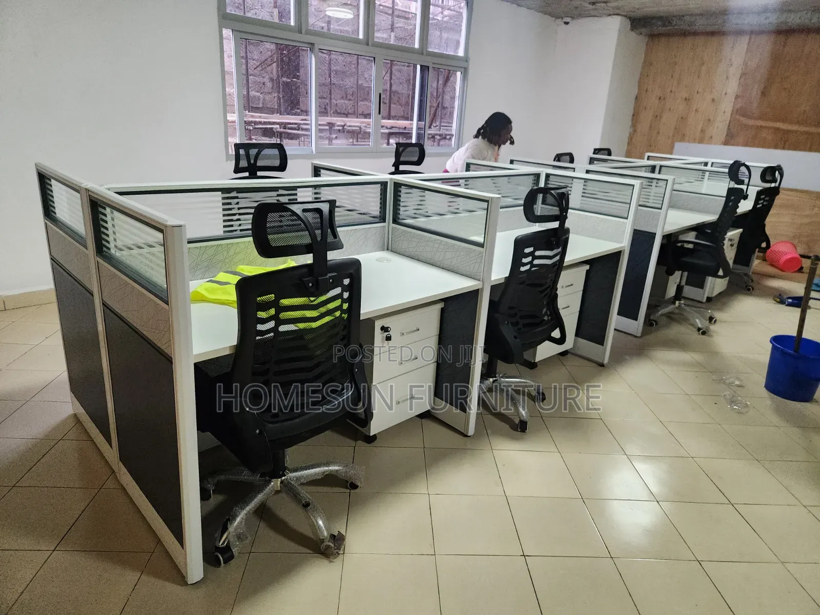 4 Way Office Desk