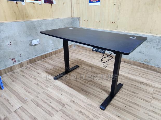 Black Adjustable Desk 1.2m