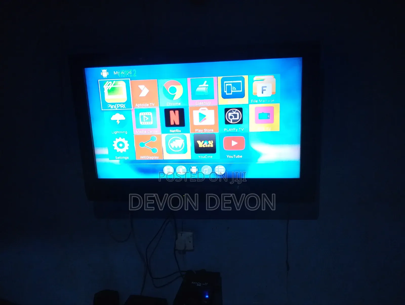 43" Analog Tv + Android Box