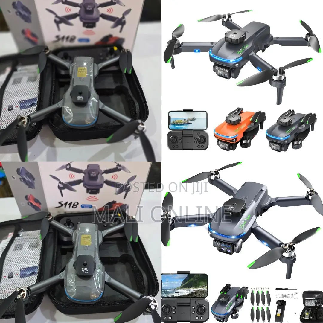 Brushless Motor Drone S118 Dual Hd Camera Quadcopter
