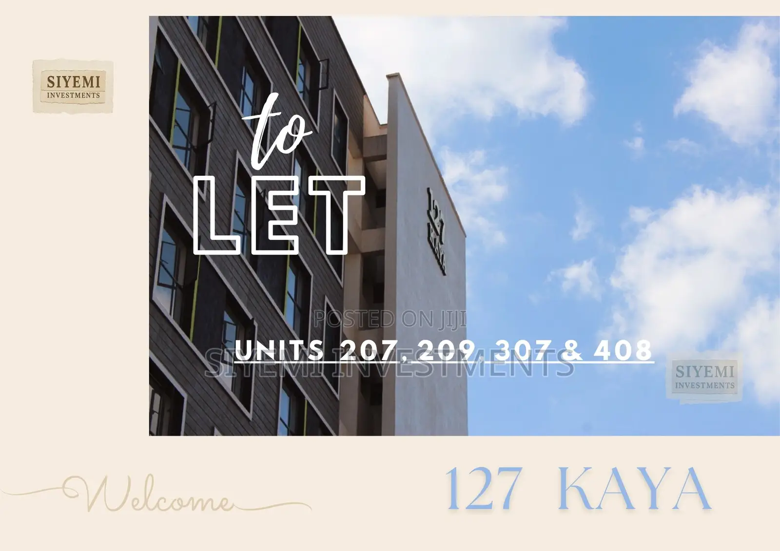 1bdrm Apartment in 127 Kaya, Kitisuru for rent