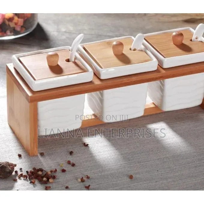 3 Pieces Ceramic Carnester Set