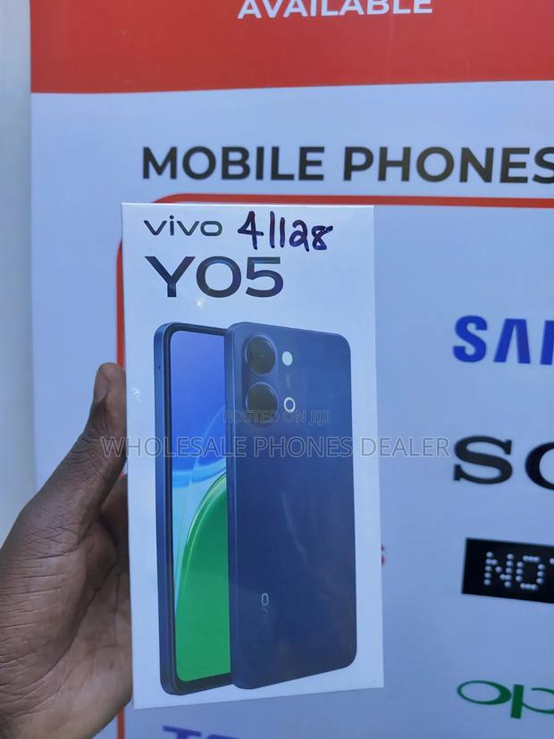 New Vivo Y04 128 GB Blue
