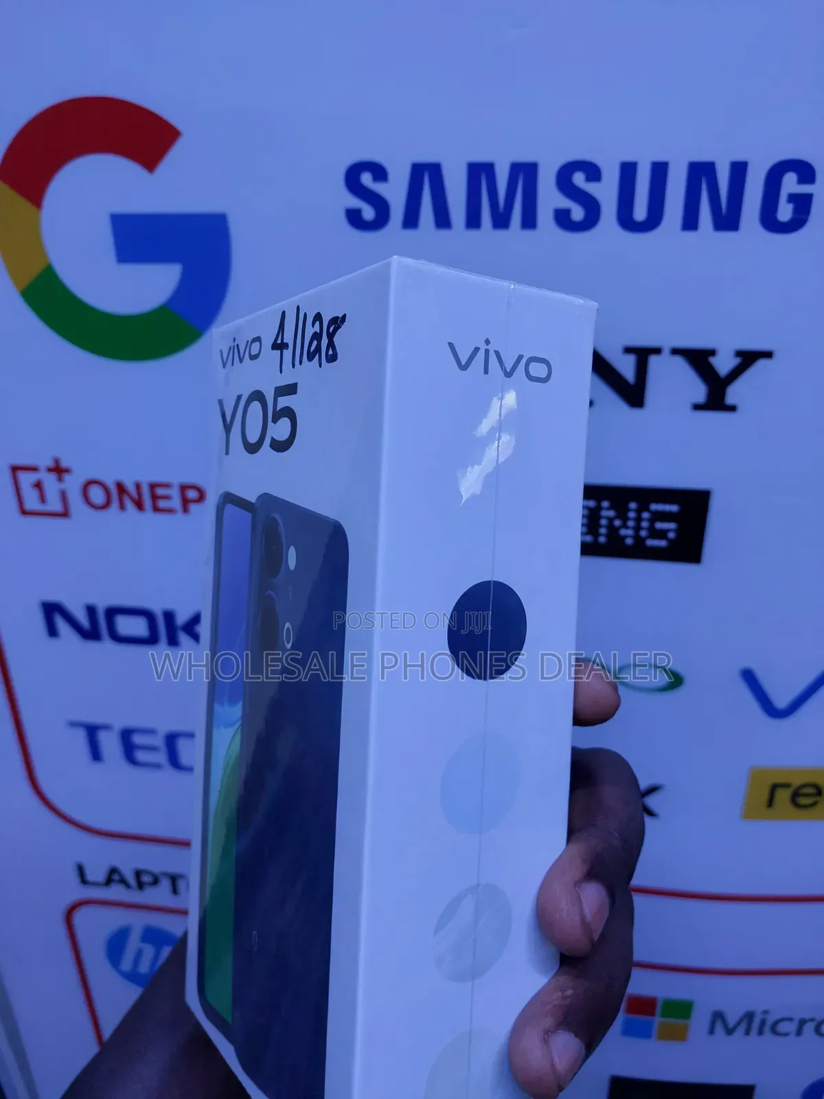 New Vivo Y04 128 GB Blue